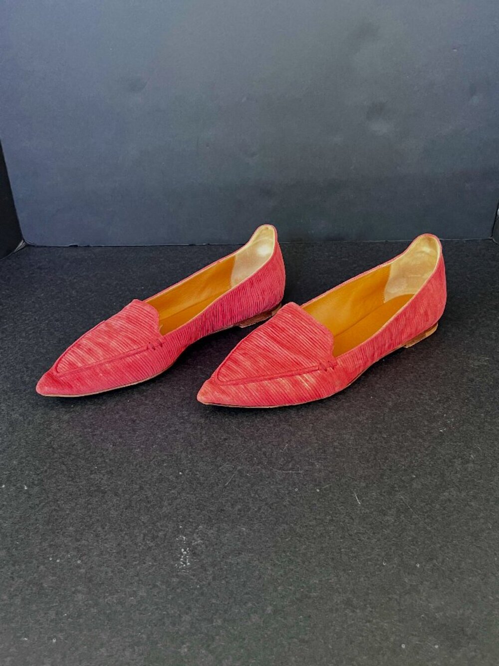 M. Gemi "Stellato Sacchetto Shimmer Flats" - GUC - Pink - Sz. Women's 40.5